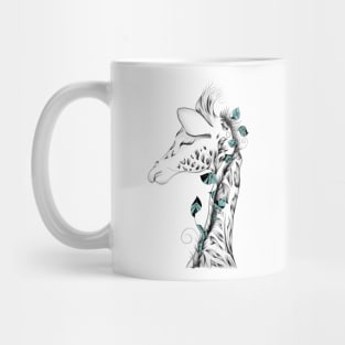 Poetic Giraffe Mug